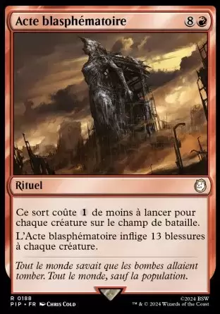 Fallout - Acte blasphématoire