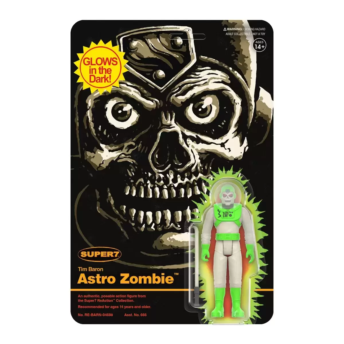ReAction Figures - Astro Zombie (Glow)