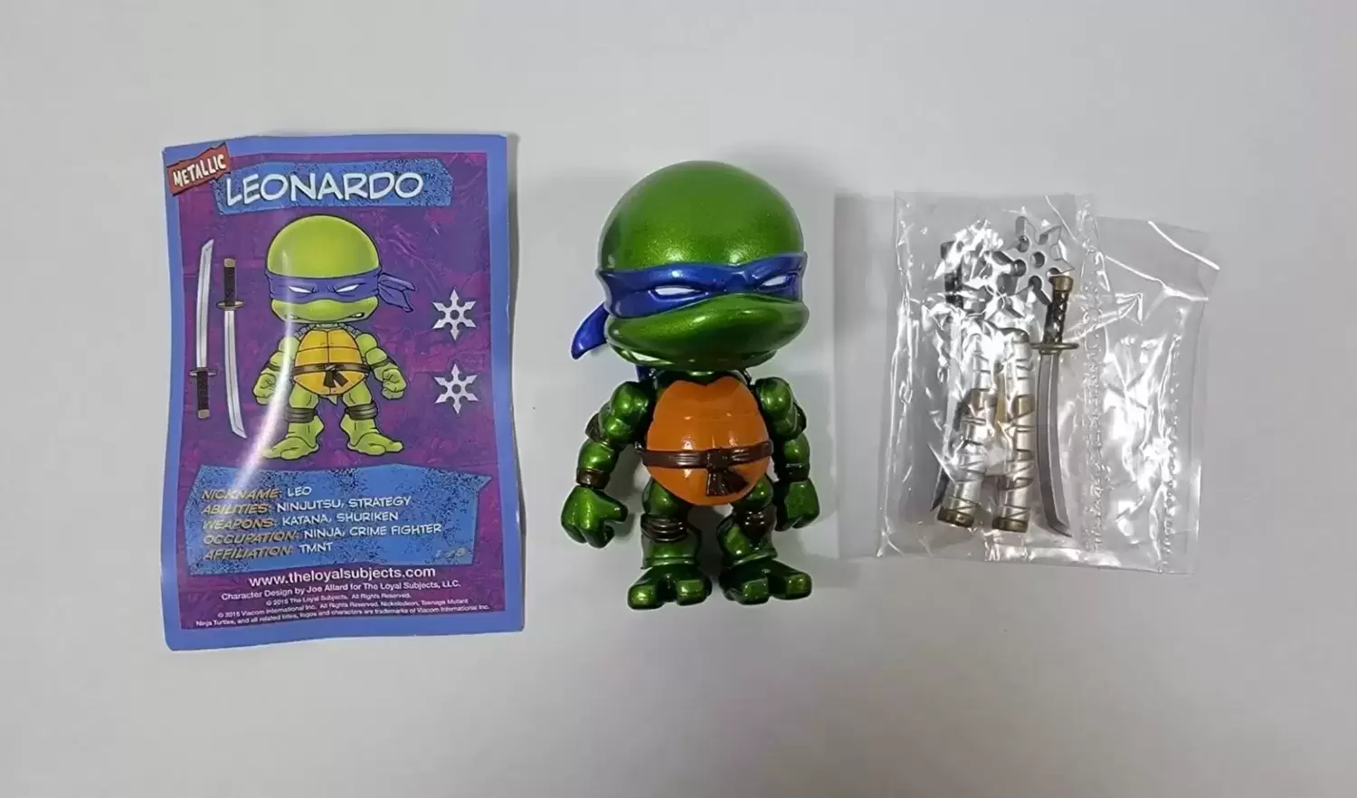 Teenage Mutant Ninja Turtles Wave 1 - Leonardo Metallic