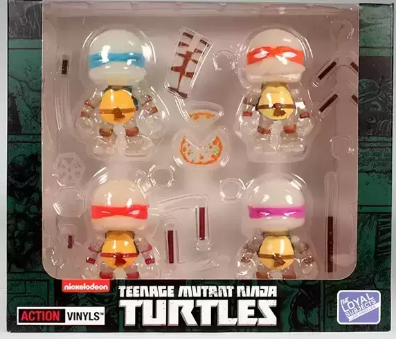 Teenage Mutant Ninja Turtles Wave 1 - Teenage Mutant Ninja Turtles 4 Pack - Exclusive Limited Edition GITD