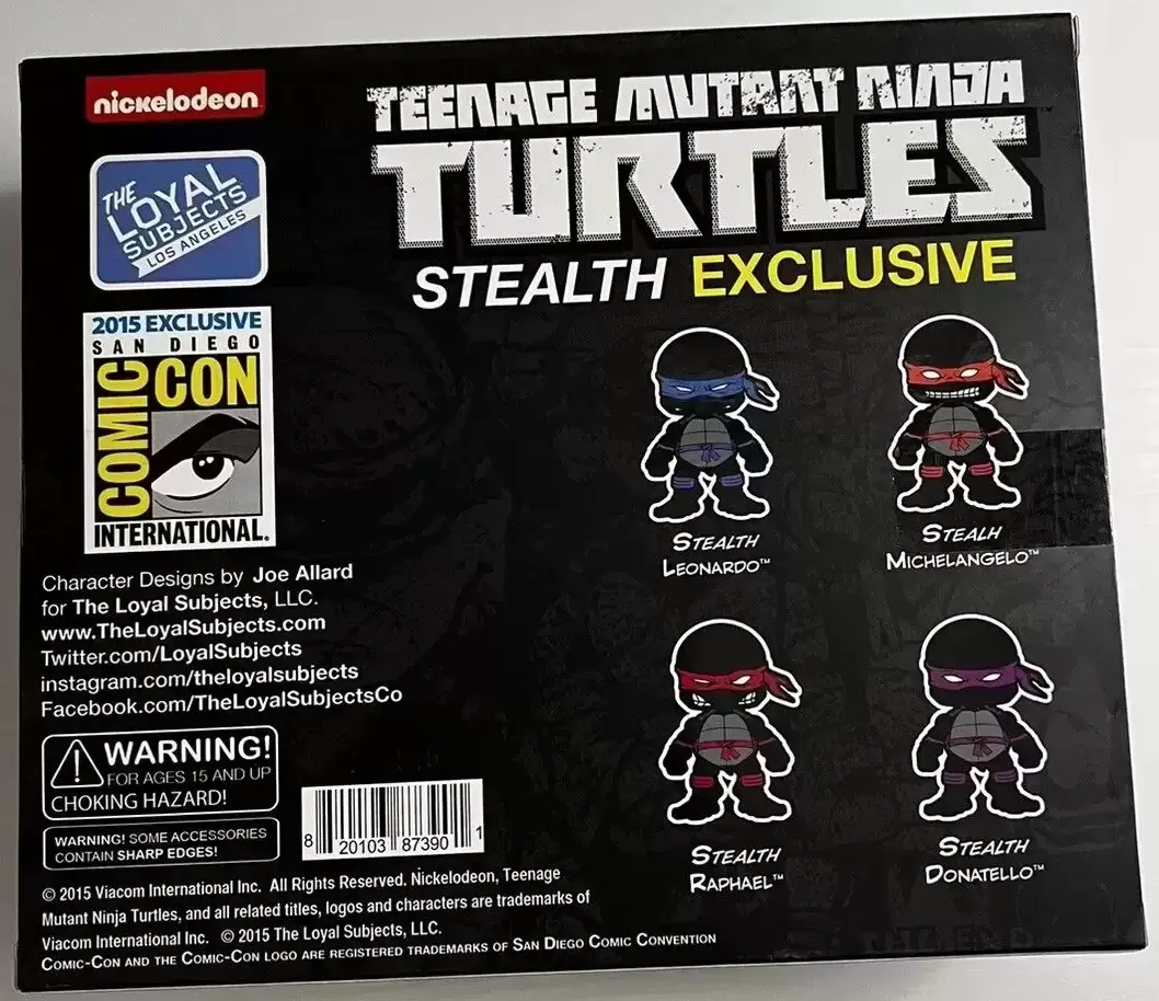 Teenage Mutant Ninja Turtles Wave 1 - Teenage Mutant Ninja Turtles 4 Pack - Stealth Exclusive