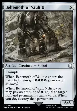 Fallout - Béhémoth de l\'Abri 0