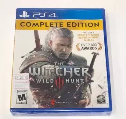 Jeux PS4 - The Witcher III Wild Hunt Complete Edition