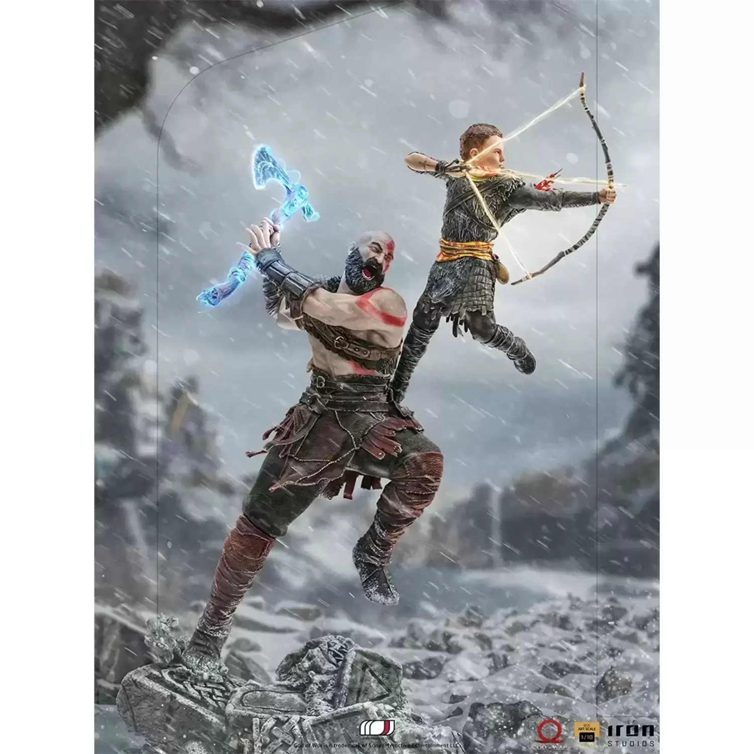 Iron Studios - God Of War - Kratos & Atreus - BDS  Art Scale