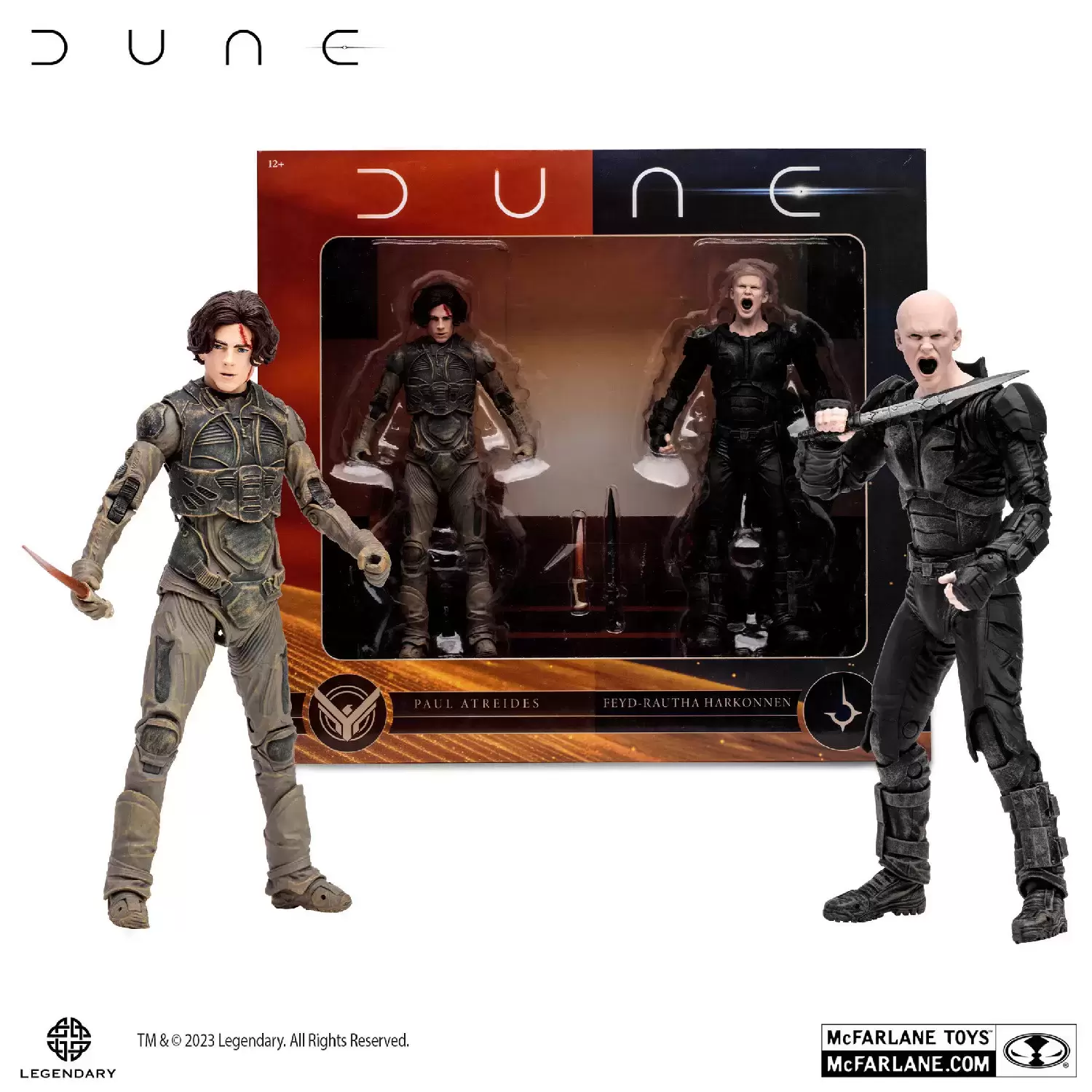 McFarlane - Dune - Dune: Part 2 - Paul Atreides & Feyd-Rautha Harkonnen 2-Pack
