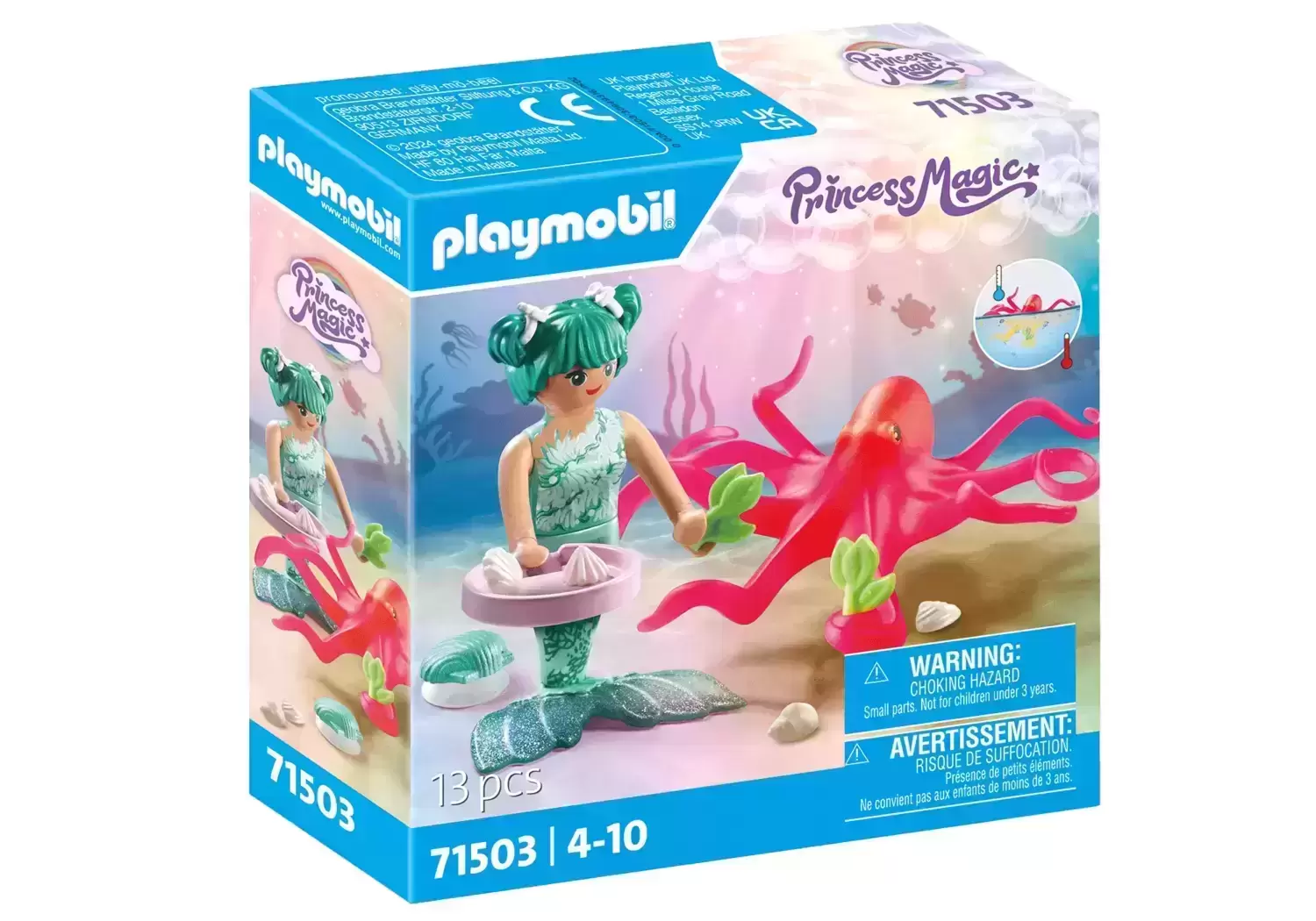 Playmobil underwater world - Merman with Colour-Changing Octopus