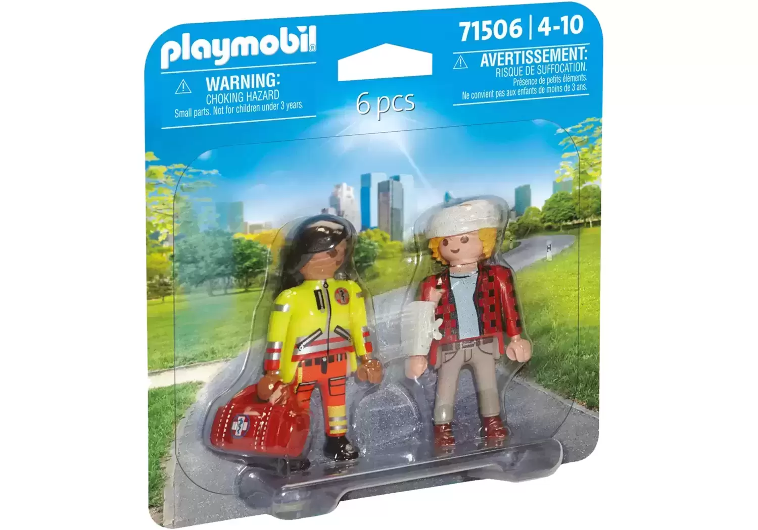 Playmobil Rescuers & Hospital - Paramedic with patient