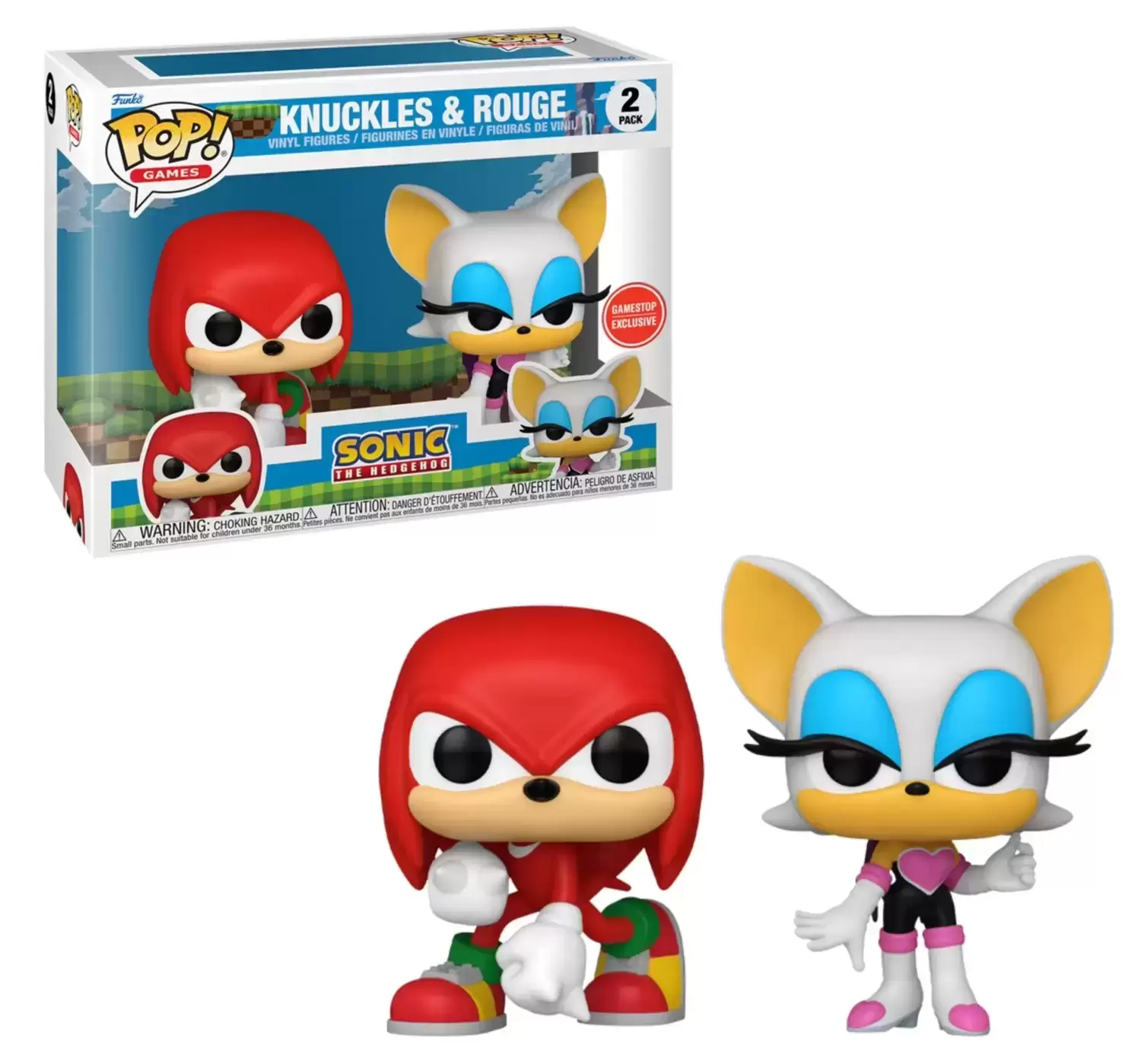 POP! Games - Sonic the Hedgehog - Knuckles & Rouge 2 Pack