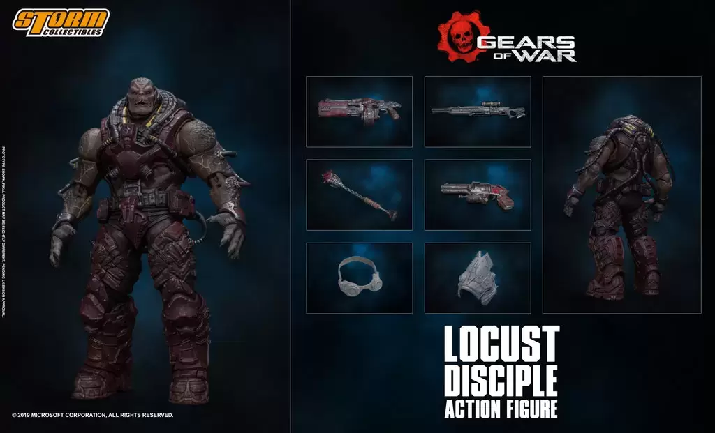 Storm Collectibles 1:12 - Gears Of War - Disciple - Locust Drone