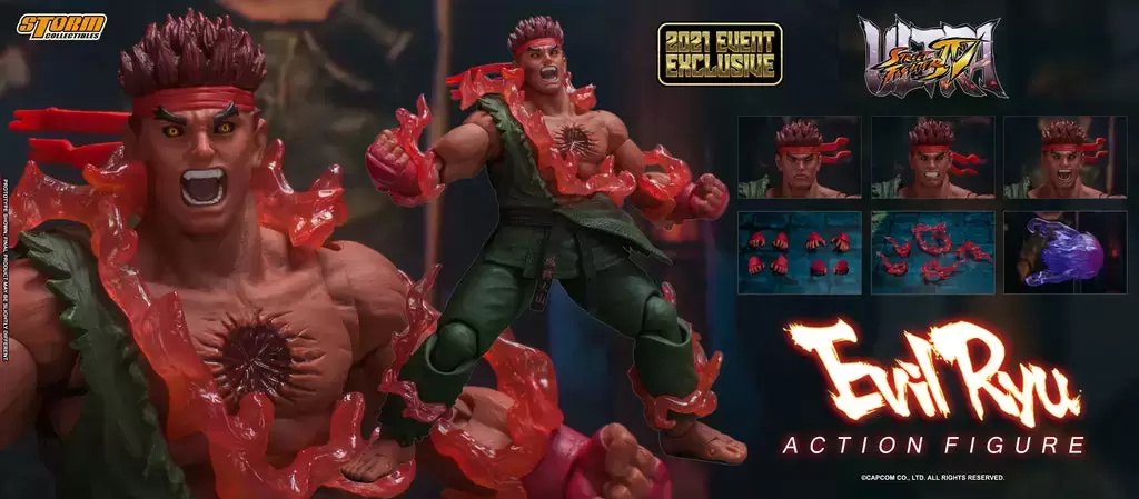 Storm Collectibles 1:12 - Ultra Street Fighter IV - Evil Ryu (NYCC Exclusive)