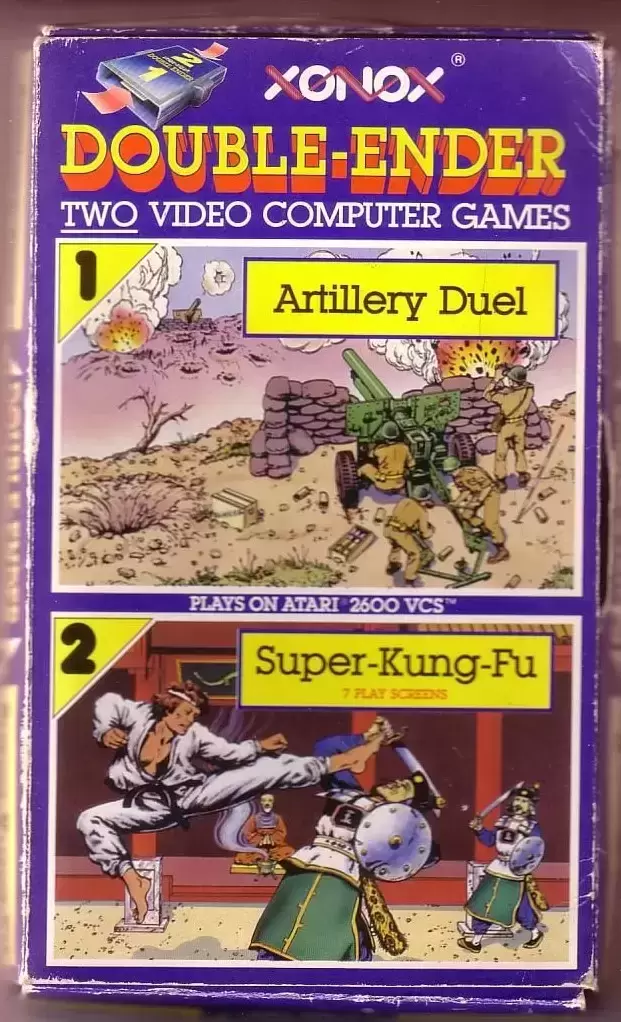 Atari 2600 - Artillery Duel/Super-Kung-Fu