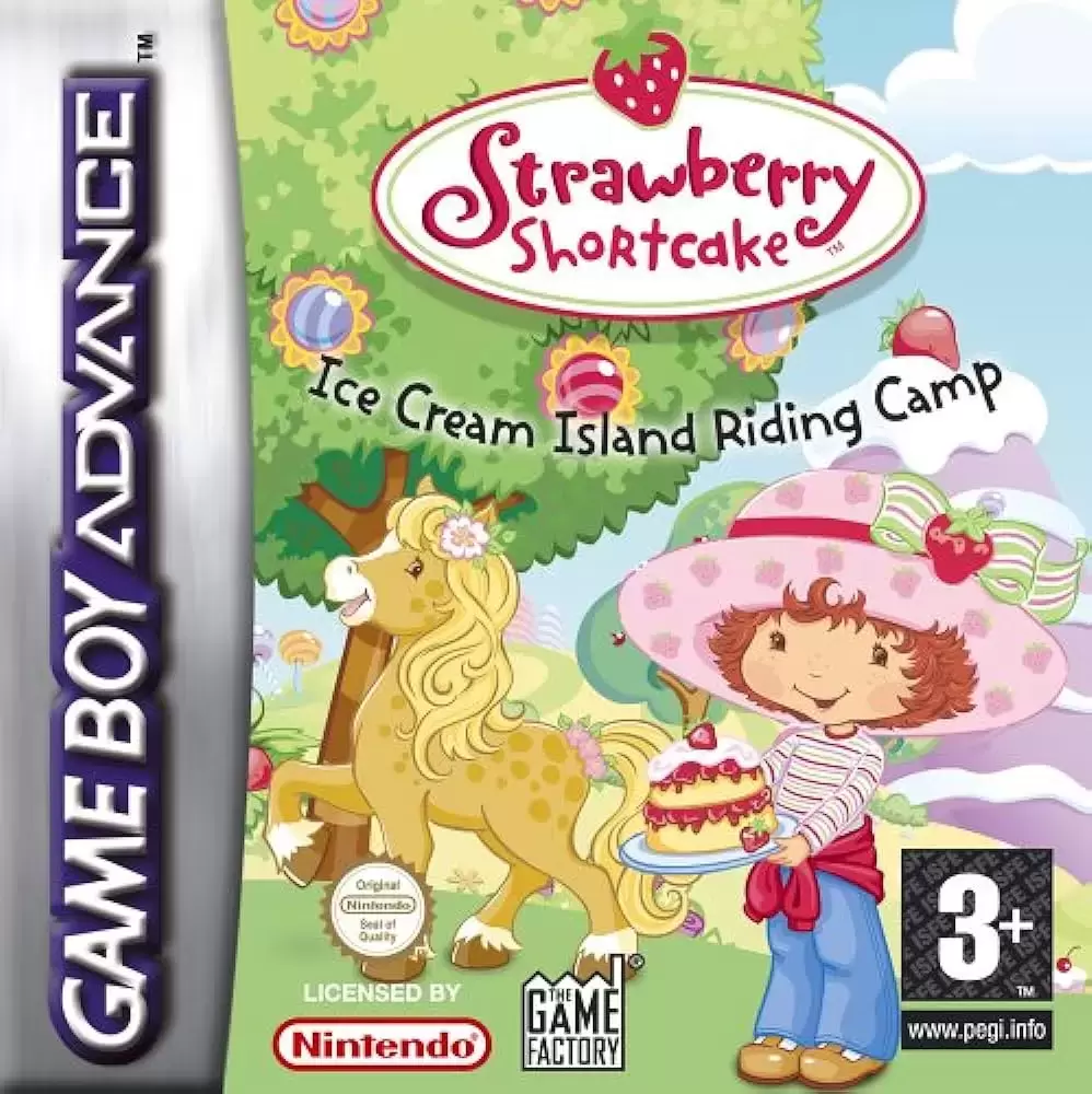 Game Boy Advance Games - Strawberry Shortcake - Ice Cream Island Riding Camp
