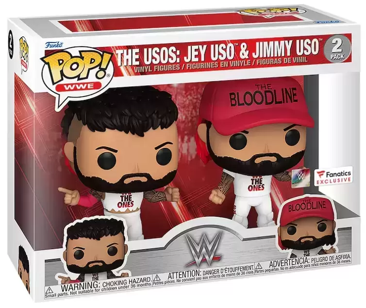 POP! WWE - [COPY] WWE - The Usos Jey Uso & Jimmy Uso 2 Pack