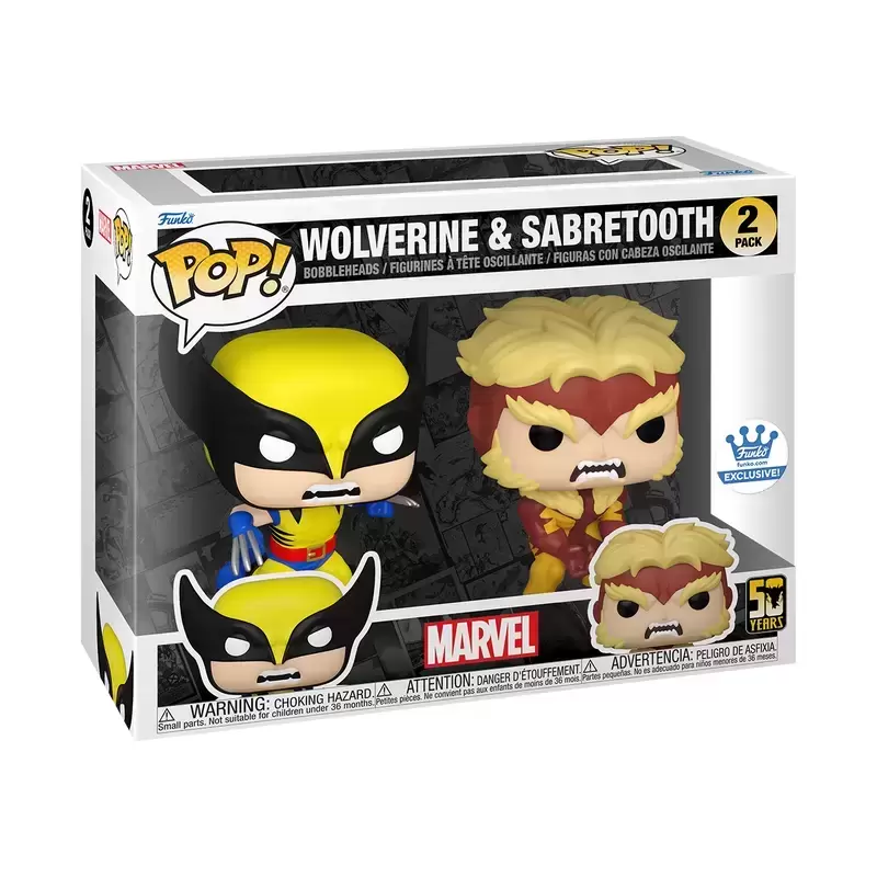 POP! MARVEL - Marvel - Wolverine & Sabretooth