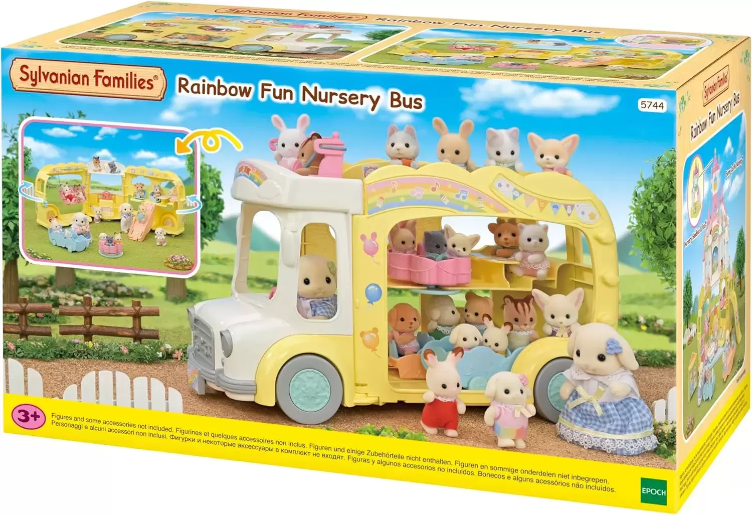 Sylvanian Families (Europe) - Rainbow Fun Nursery Bus