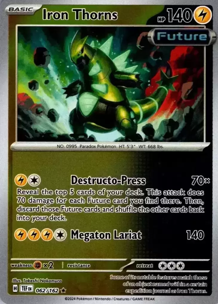Temporal Forces - TEFEN - Iron Thorns Reverse