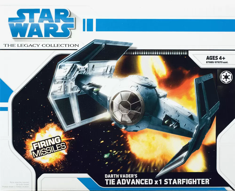 The Legacy Collection (TLC Bleu) - Darth Vader\'s Tie Advanced X1 Starfighter