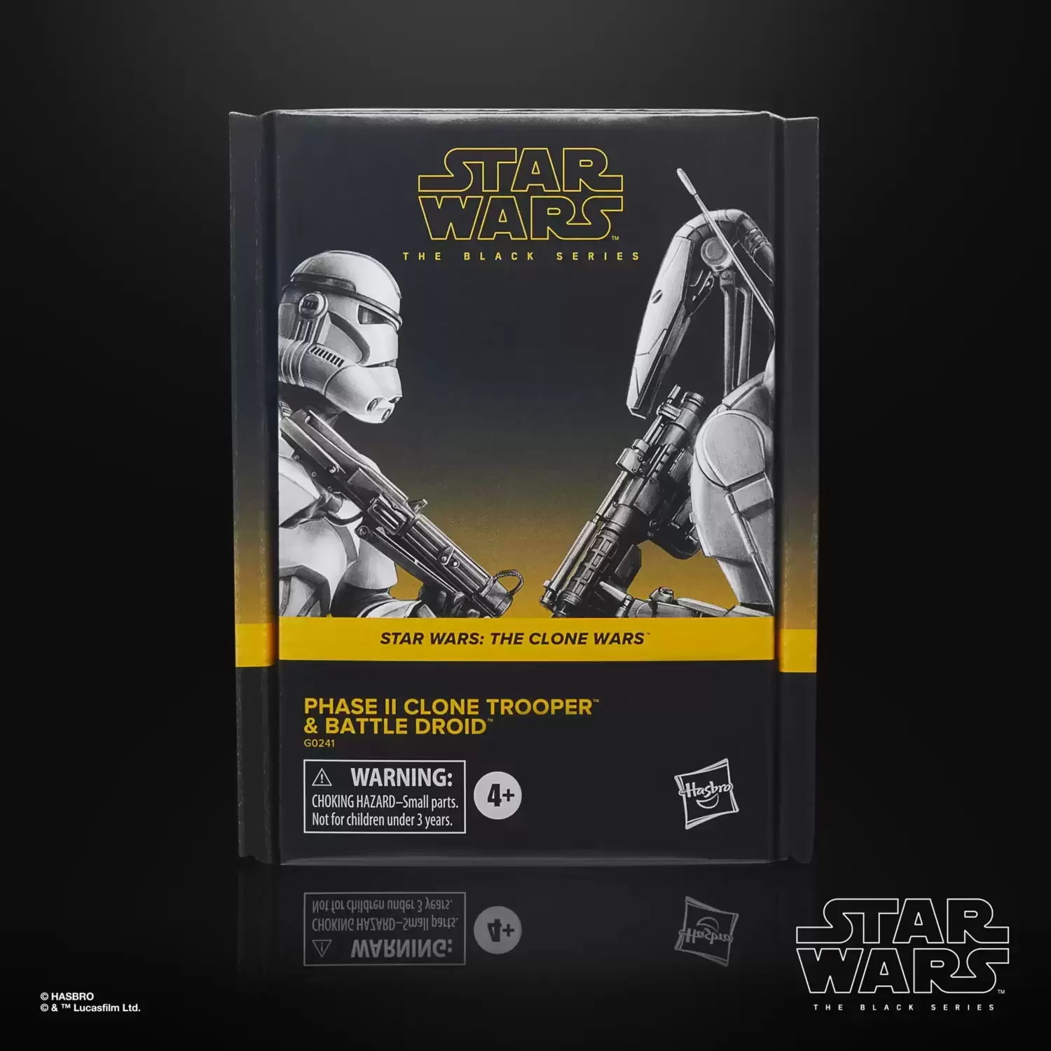 The Black Series - Colored Box - Phase II Clone Trooper & Battle Droid