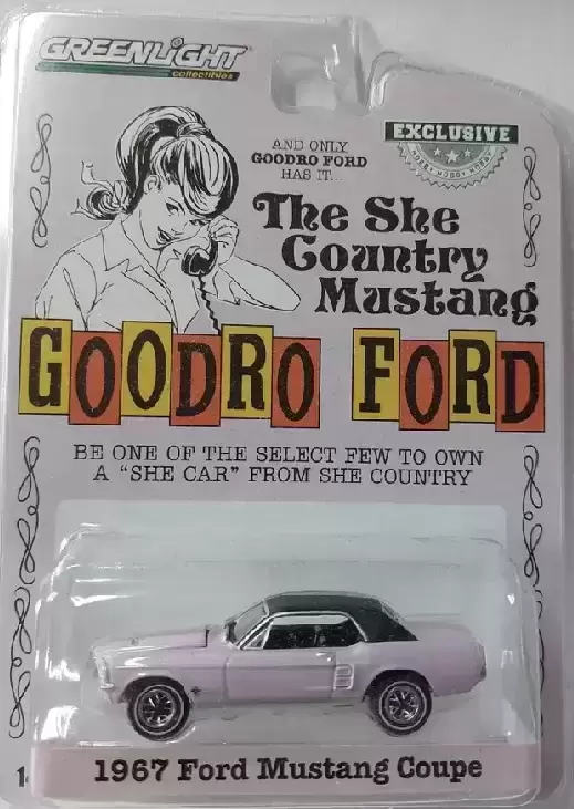 GreenLight Collectibles - 1967 Ford Mustang Coupe - Goodro Ford