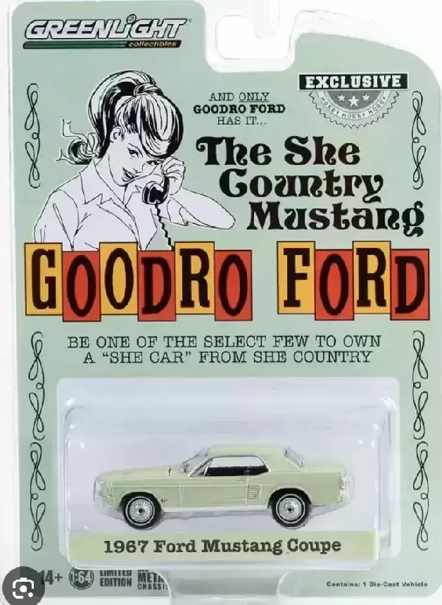 GreenLight Collectibles - 1967 Ford Mustang coupe - Goodro Ford