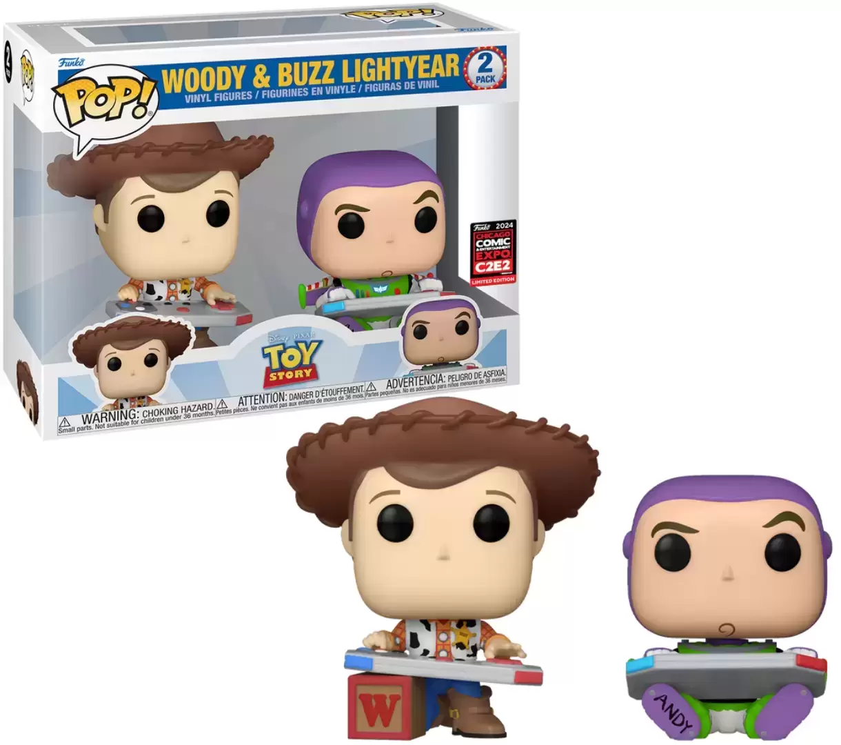 POP! Disney - Toy Story - Woody & Buzz Lightyear 2 Pack