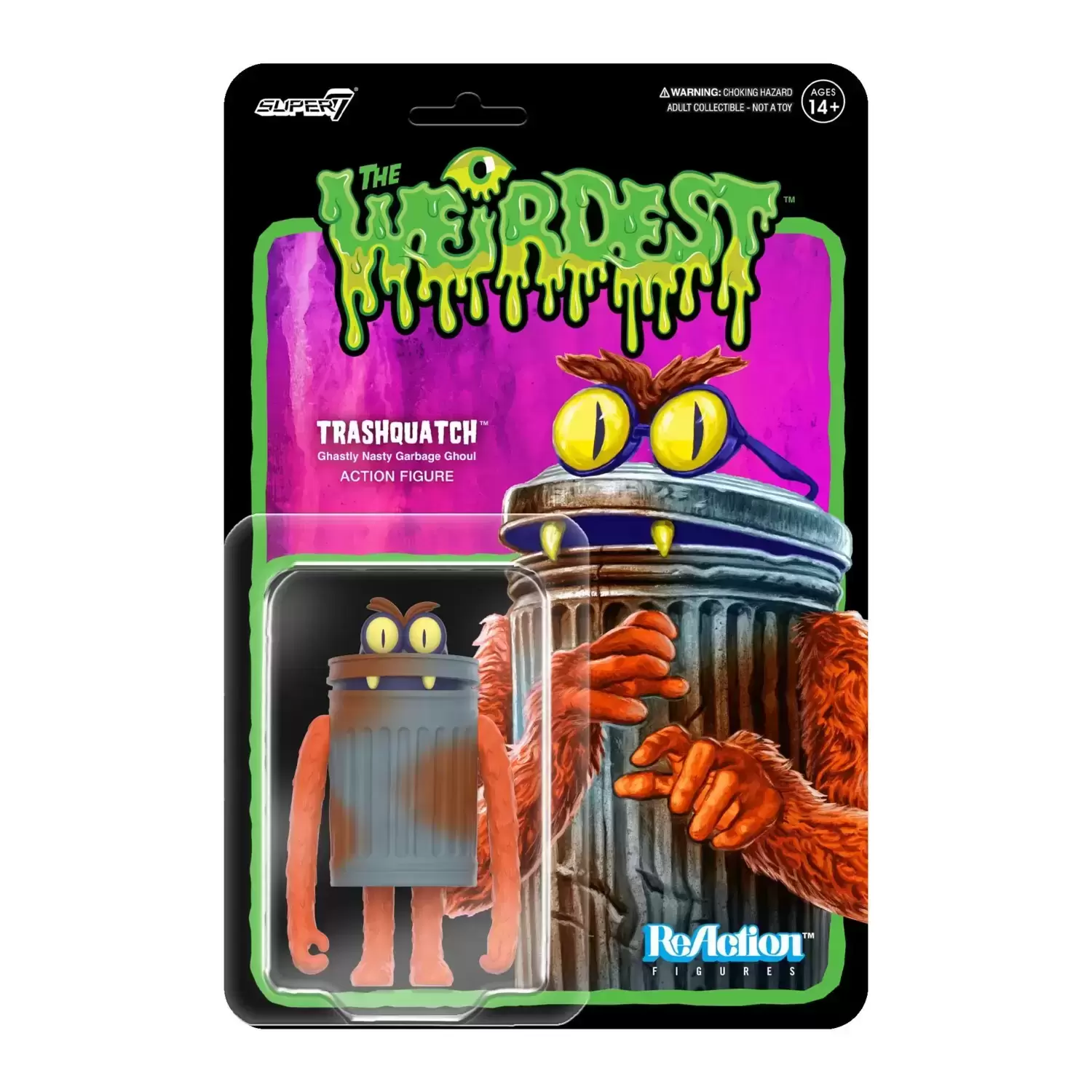 ReAction Figures - The Weirdest - Trashquatch (Rotten Rangers)