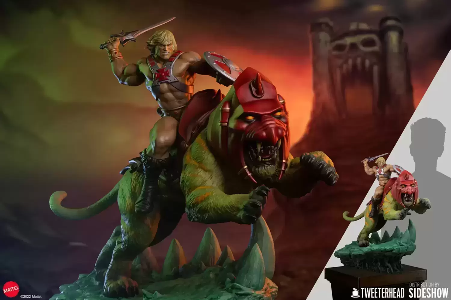 Sideshow - He-Man and Battle Cat Classic (Deluxe)