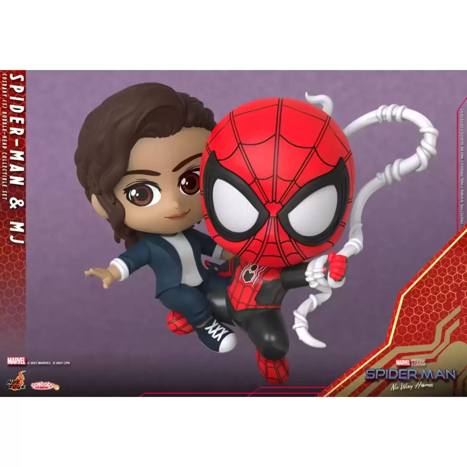 Cosbaby Figures - Spider-Man: No Way Home - Spider-Man & MJ