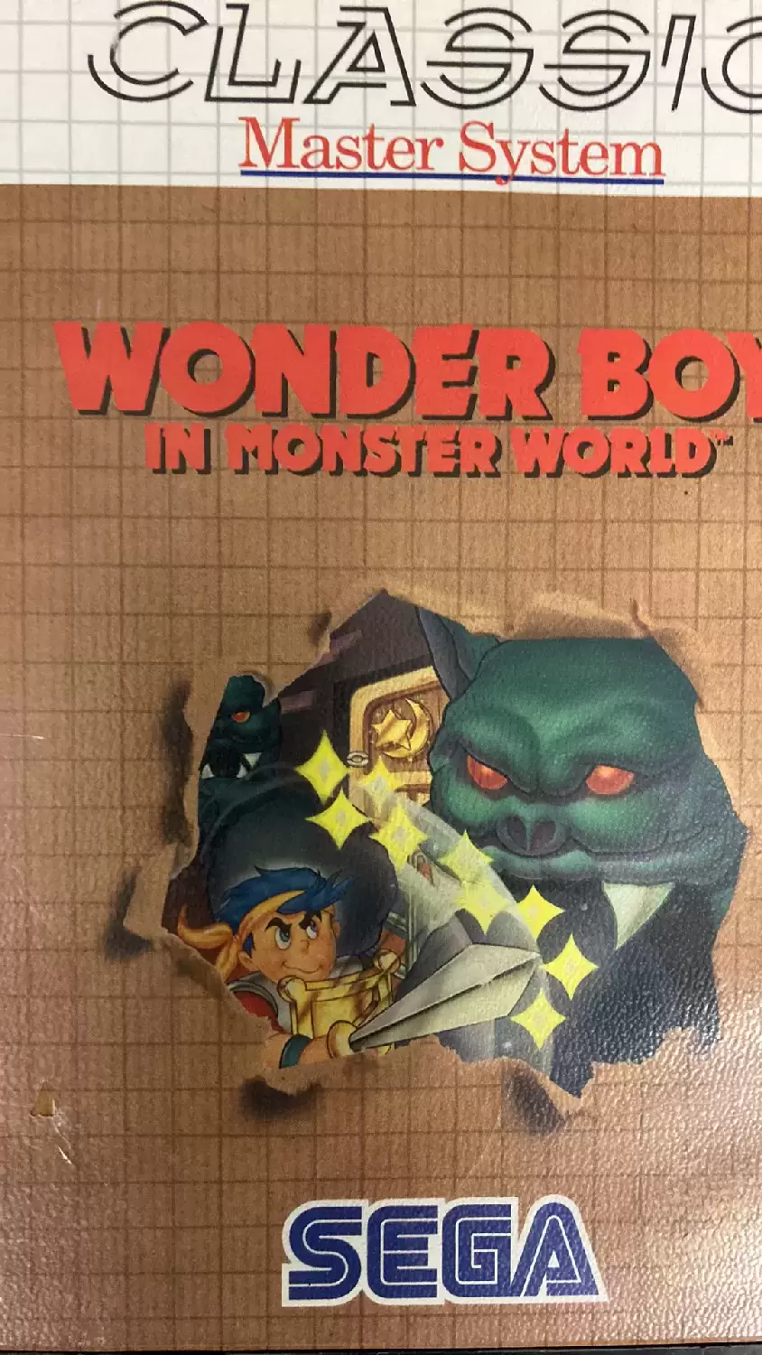 SEGA Master System Games - Wonder Boy In Monster World Classic