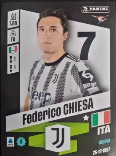 Calciatori 2023 - Federico Chiesa - Juventus Football Club