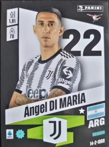 Calciatori 2023 - Angel Di Maria - Juventus Football Club