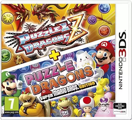 Jeux Nintendo 2DS / 3DS - Puzzle & Dragons Z + Puzzle and Dragons Super Mario Bros edition