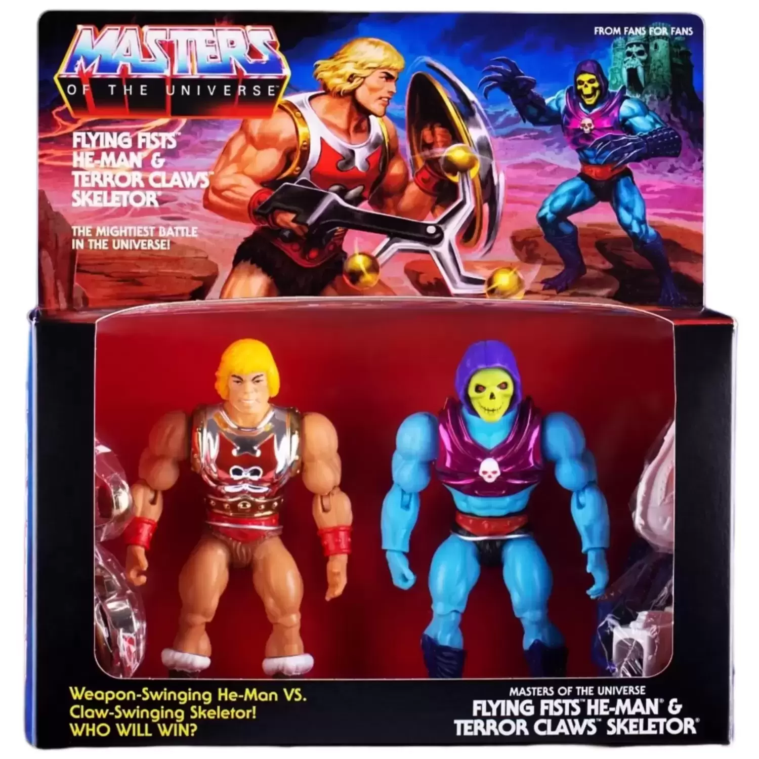 Masters of the Universe Origins - Flying Fists He-Man vs Terror Claw Skeletor (2-Pack)