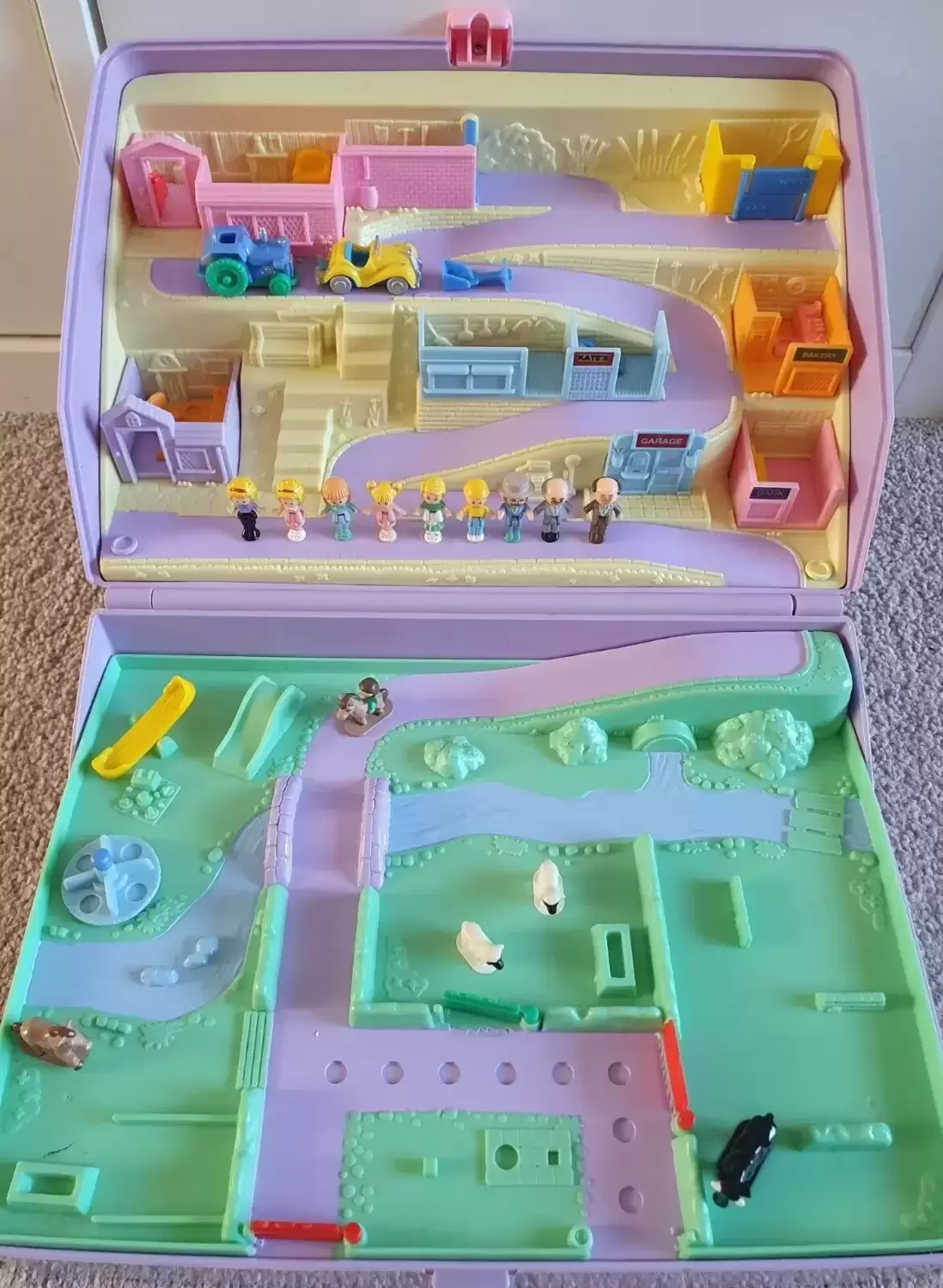 Polly Pocket (1989 - 1998) - Jewel Case Playset - Pink Polly’s House