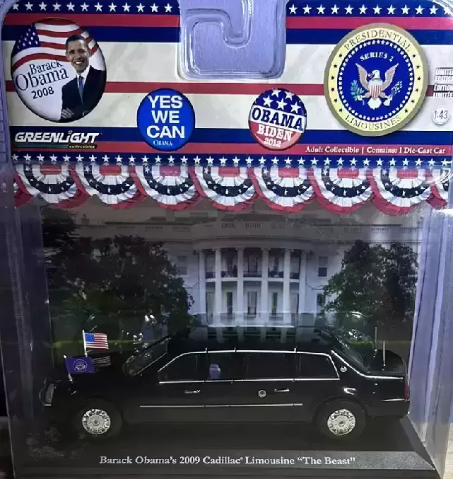 GreenLight Collectibles - Barack Obama’s 2009 Cadillac Limousine « The Beast »