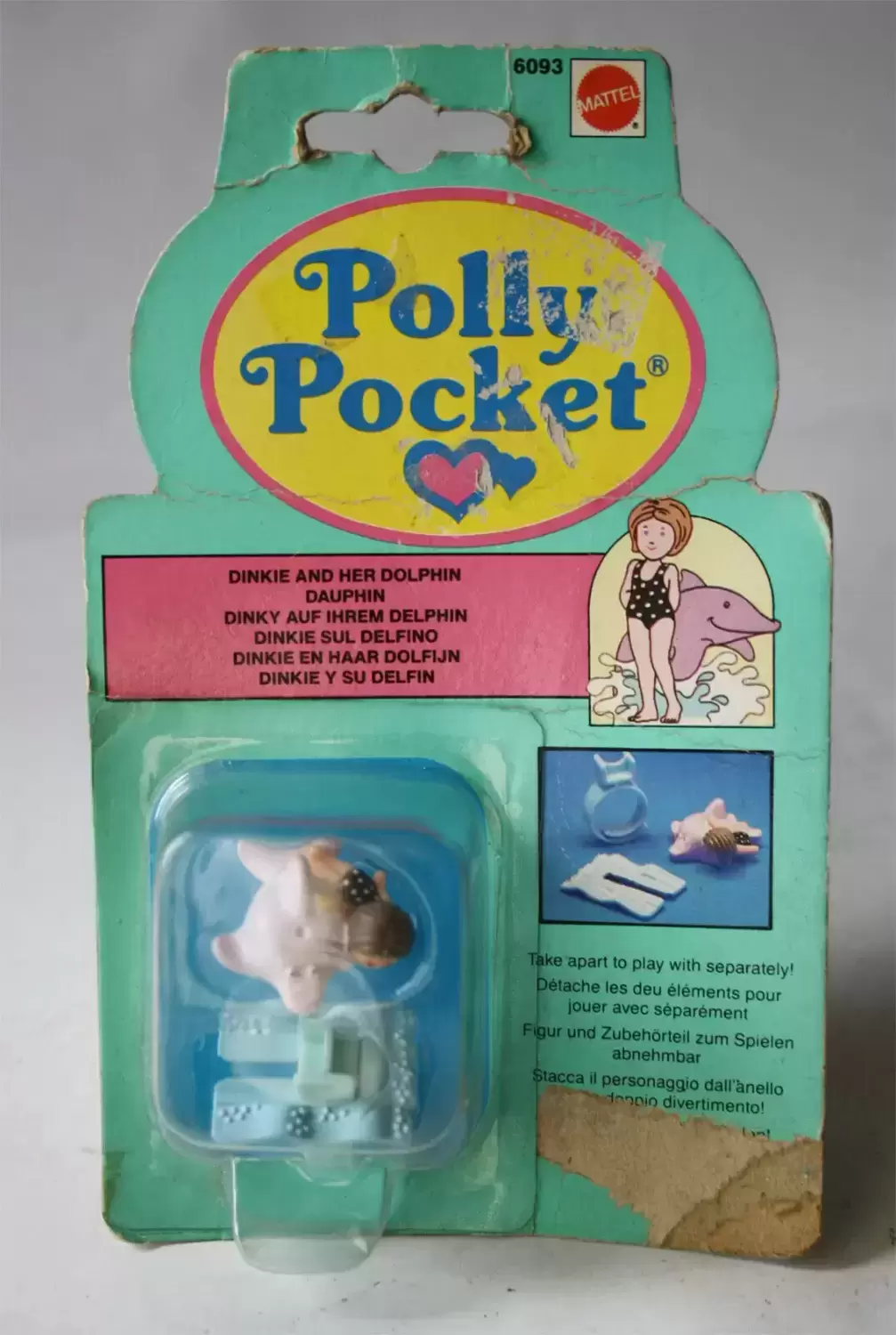 Polly Pocket (1989 - 1998) - Dinkie and Her Dolphin