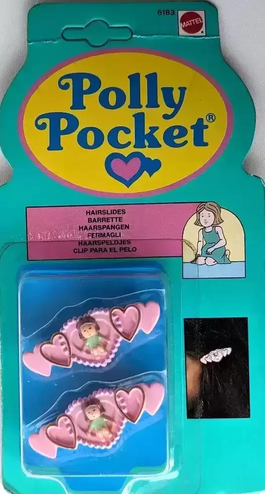 Polly Pocket (1989 - 1998) - Pixie\'s Hairslides