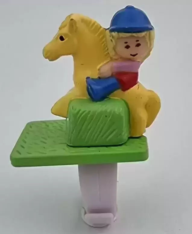 Polly Pocket (1989 - 1998) - Polly on Her Pony Ring