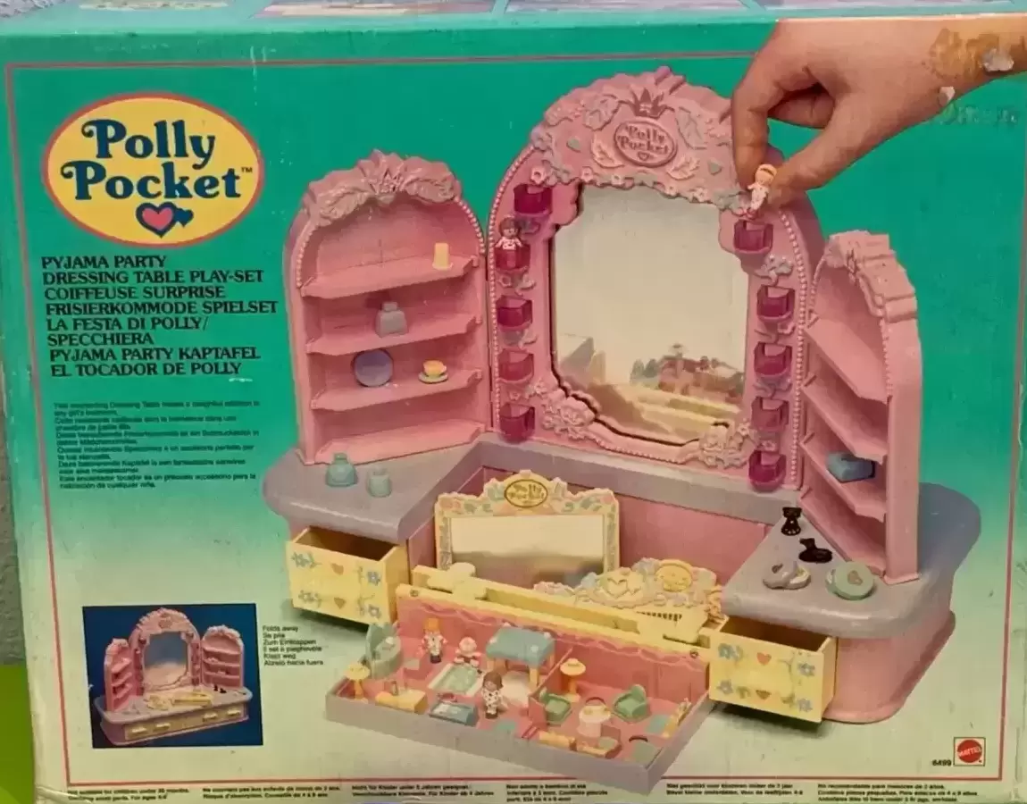 Polly Pocket (1989 - 1998) - Pyjama Party Dressing Table