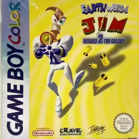 Game Boy Color Games - Earthworm Jim Menace 2 The Galaxy