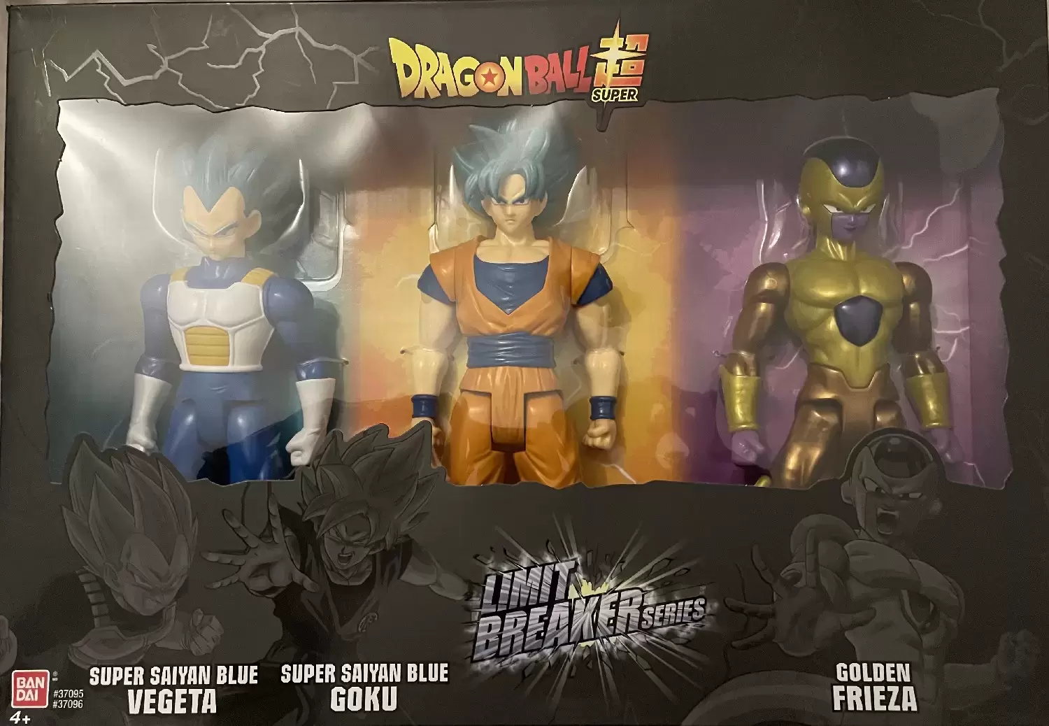 Bandai - Limit Breaker Series - Super Saiyan Blue Vegeta, Goku & Golden Freeza