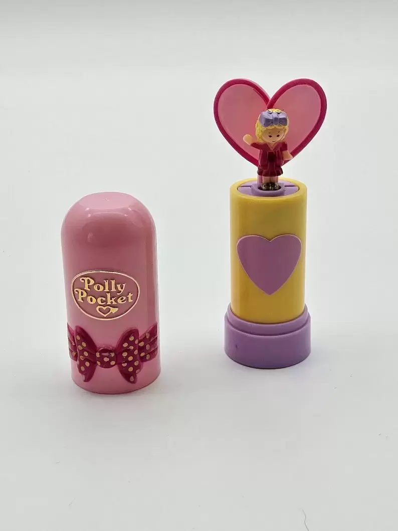 Polly Pocket (1989 - 1998) - Pop-Ups  Bow Light Pink