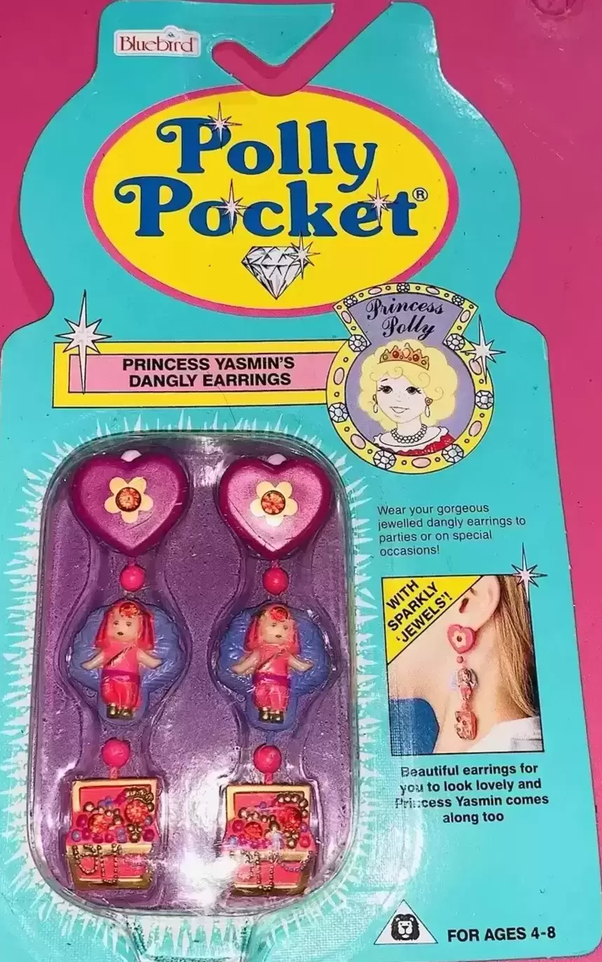 Polly Pocket (1989 - 1998) - Princess Yasmin\'s Dangling Earrings