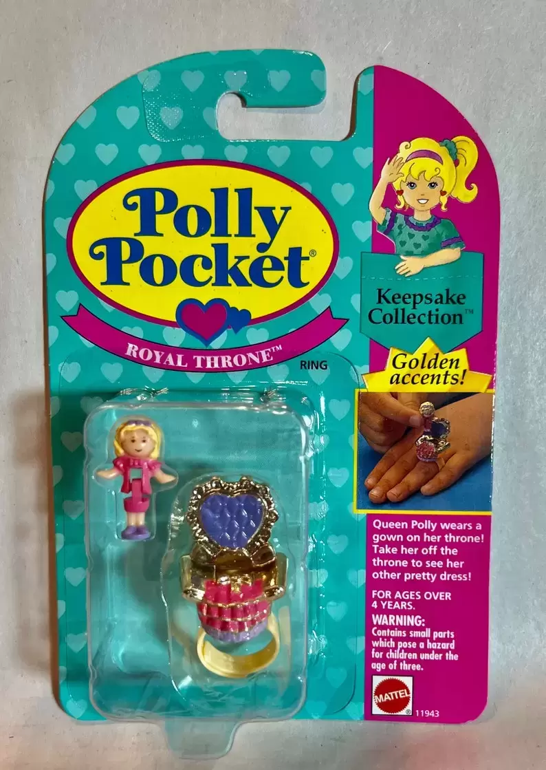 Polly Pocket Bluebird (vintage) - Royal Throne Ring