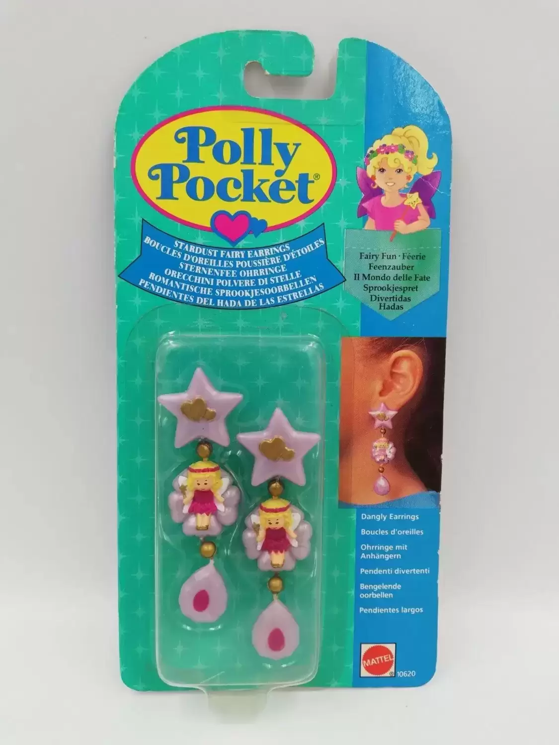 Polly Pocket Bluebird (vintage) - Stardust Fairy Earrings