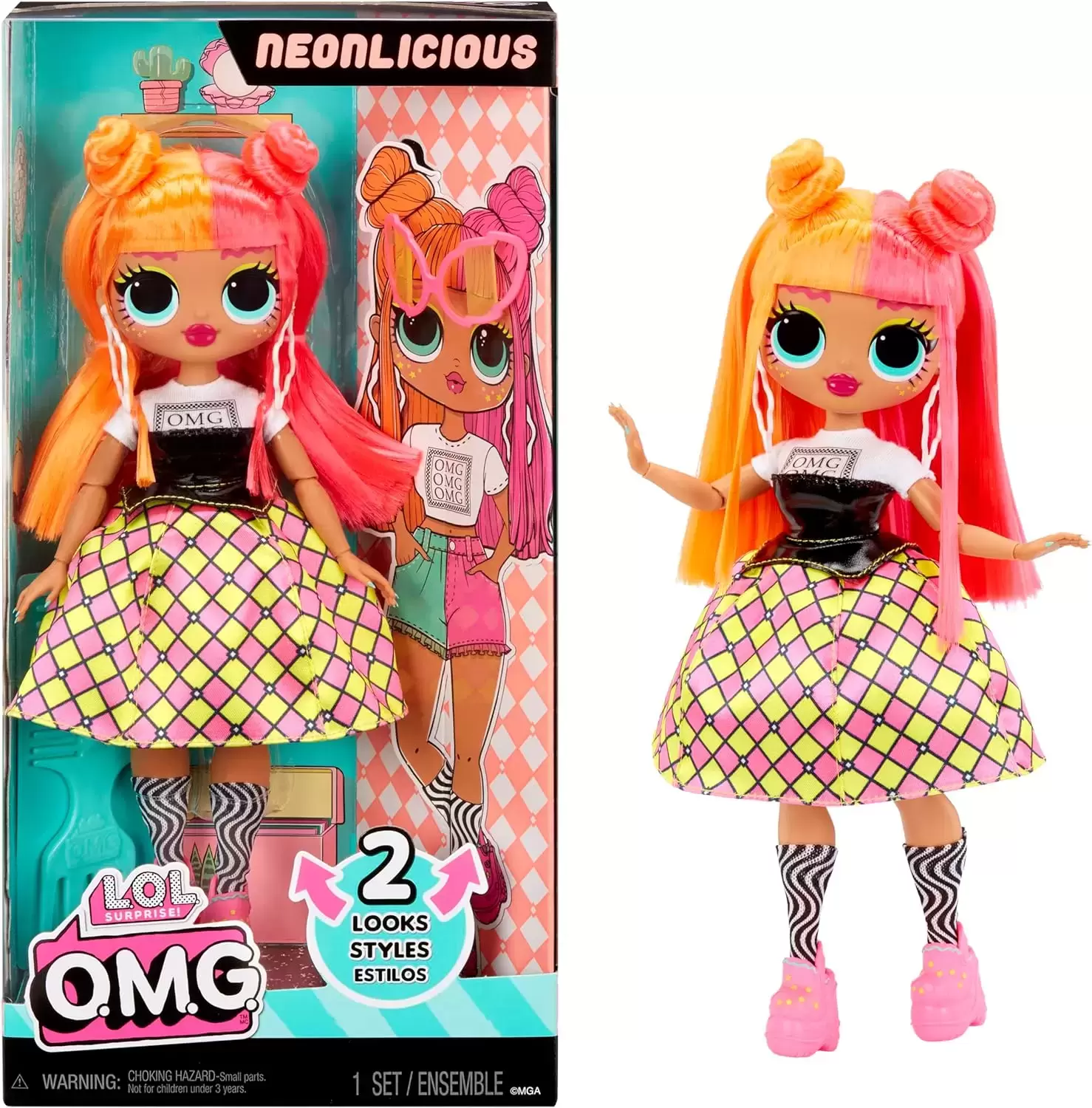 Lol Surprise! O.M.G. Candylicious Fashion Doll - Neonlicious