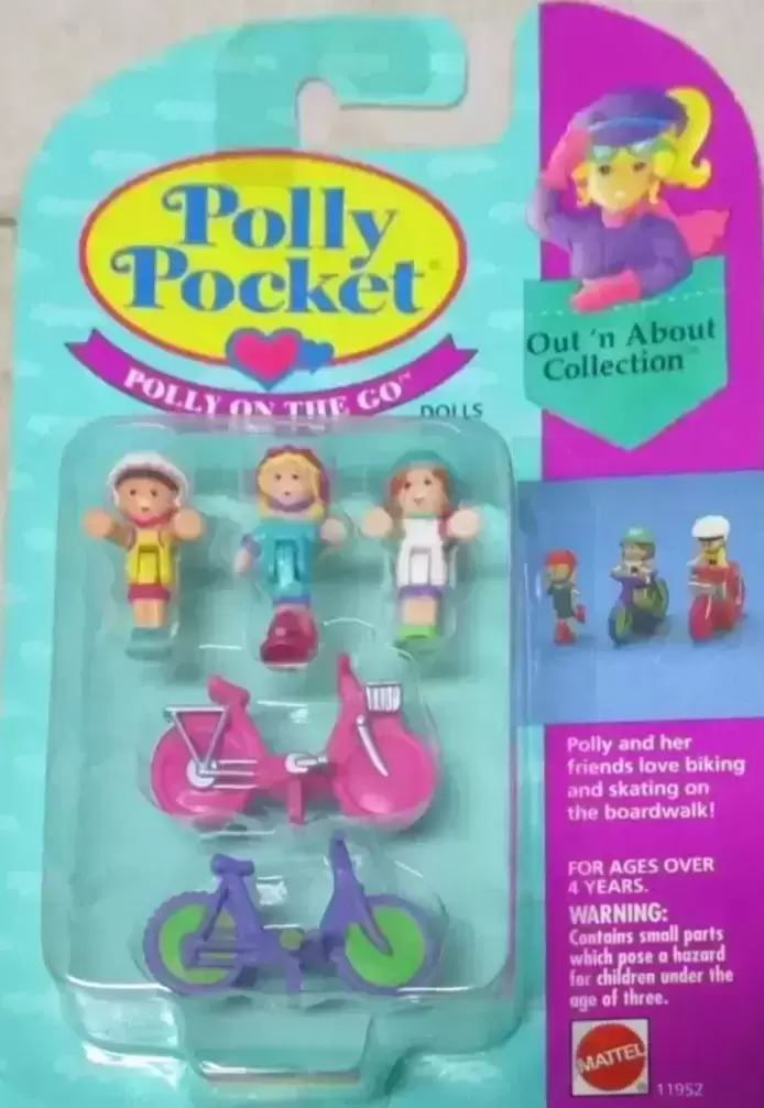 Polly Pocket (1989 - 1998) - Polly’s Bicycle Friends (Variation)