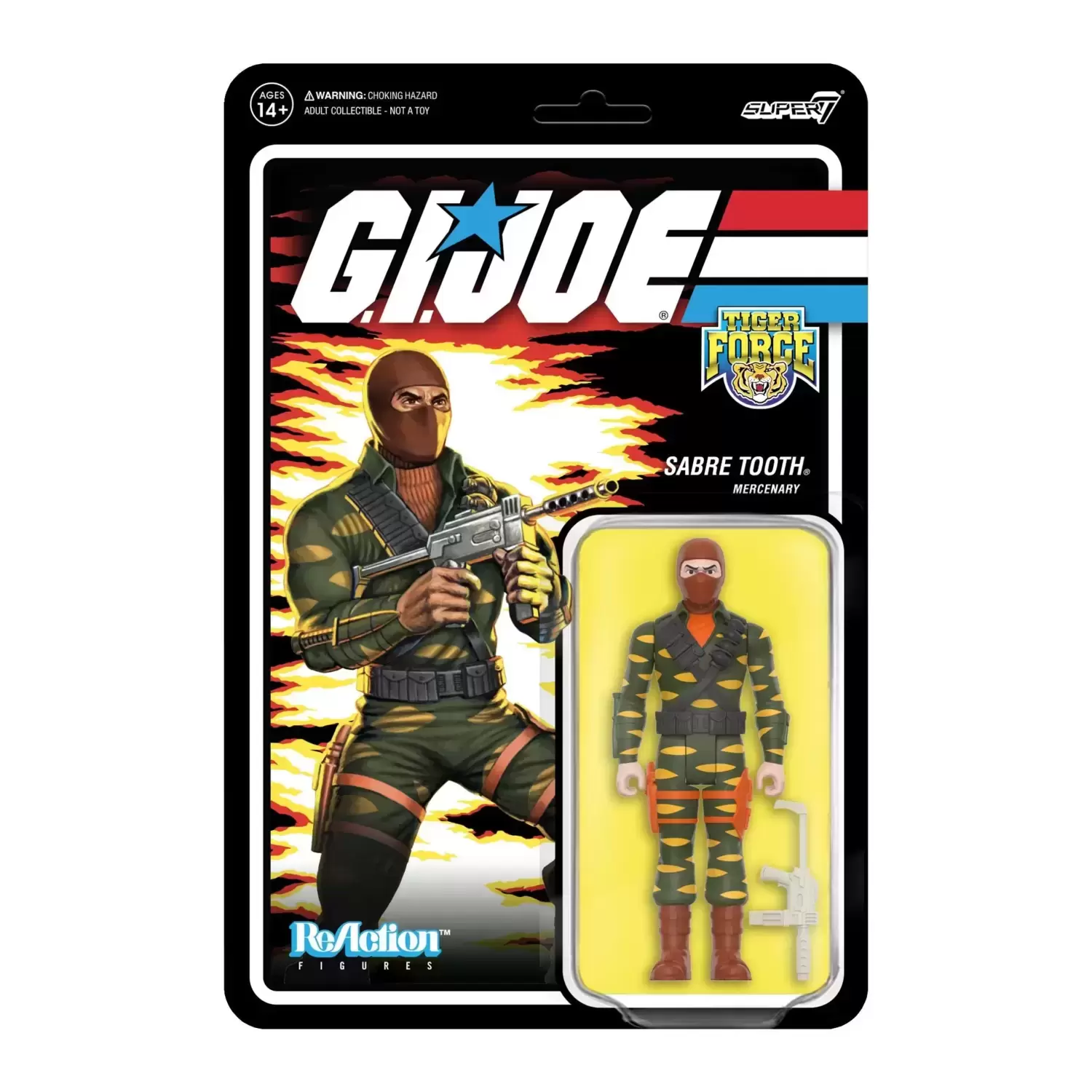 Super7 ReAction - G.I. Joe - Sabre Tooth