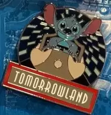 Disney Pins Open Edition - Magic Kingdom Lands Booster Set - Tomorrowland Stitch