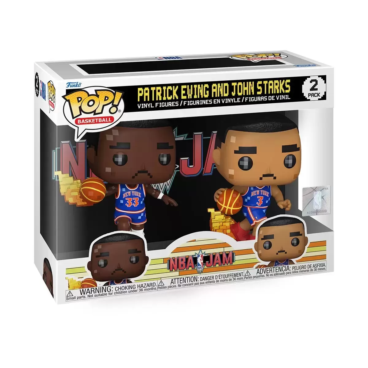 POP! Sports/Basketball - NBA Jam - Patrick Ewing And John Starks 2 Pack